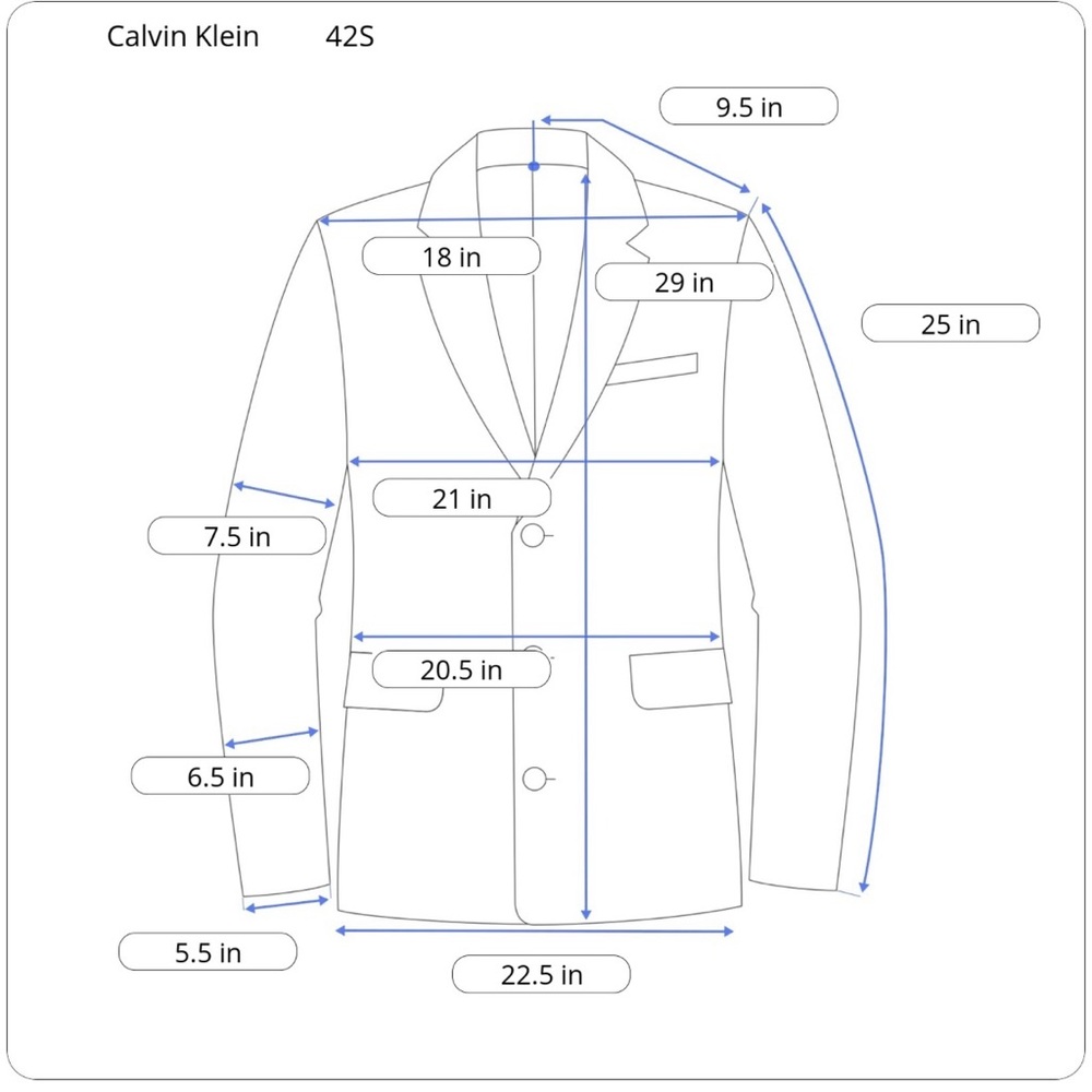 NWT Calvin Klein Black Tuxedo Jacket - Picture 4 of 10